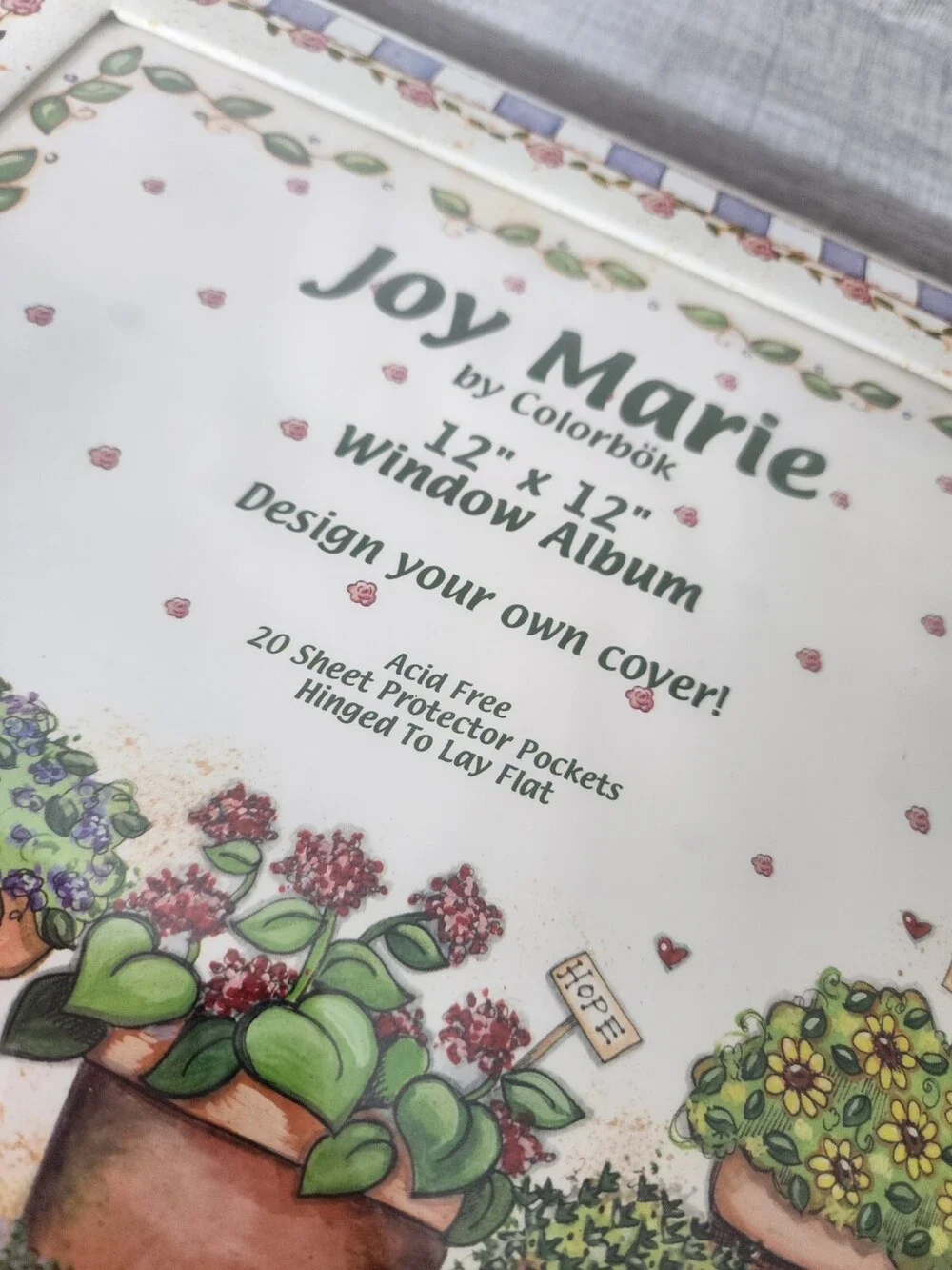 NEW 8.5 x 11 Colorbok Joy Marie Memories Scrapbook Window Photo Album SEALED